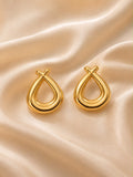 Aurelia Anti-Tarnish Teardrop Statement Stud Earrings