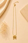 Elegant Bow Pendant Necklace