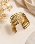 Multi-Layer Open Cuff Kada Bracelet