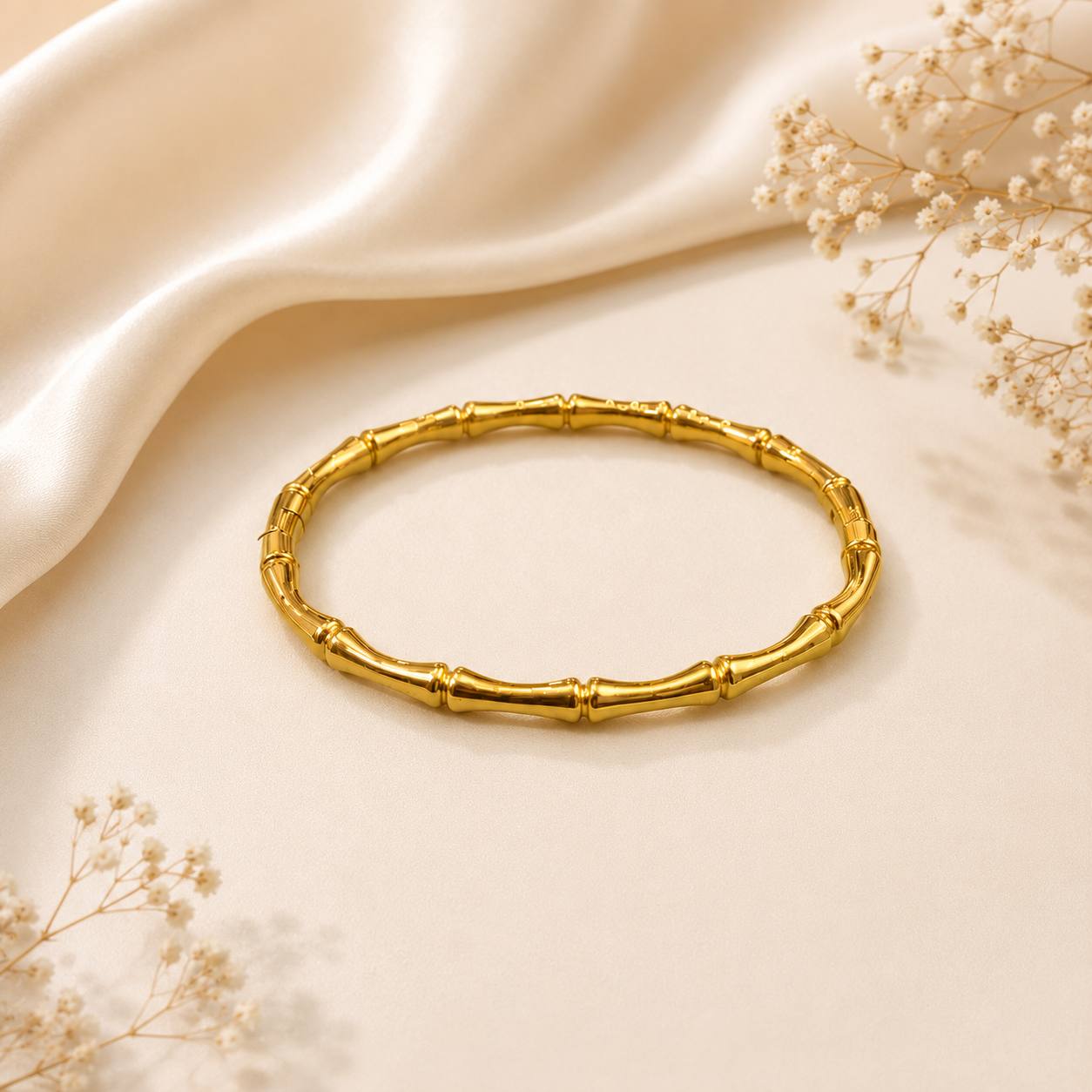 Bamboo Design Kada Bracelet