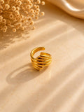 Minimalist Multi-Layer Adjustable Ring
