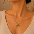 Elegant Bow Pendant Necklace
