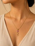 Trending Tulip Floral Drop Anti-Tarnish Necklace
