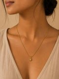 Celestial Sunburst Pendant Anti-Tarnish Necklace