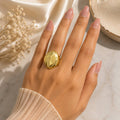 Elegant Anti-Tarnish Adjustable Ring