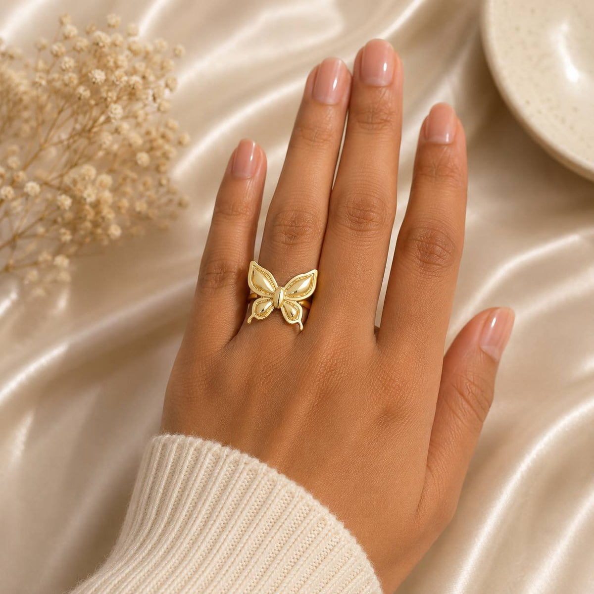 Elegant Anti-Tarnish Ring