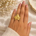 Elegant Anti-Tarnish Ring – Stylish Modern Statement Jewellery
