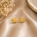 Elegant Anti-Tarnish Floral Earrings